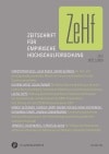 3D Cover ZeHf Zeitschrift für empirische Hochschulforschung
