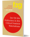 3D-Cover FZG – Freiburger Zeitschrift für Geschlechterstudien