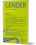 Cover "GENDER Heft 2-2022"