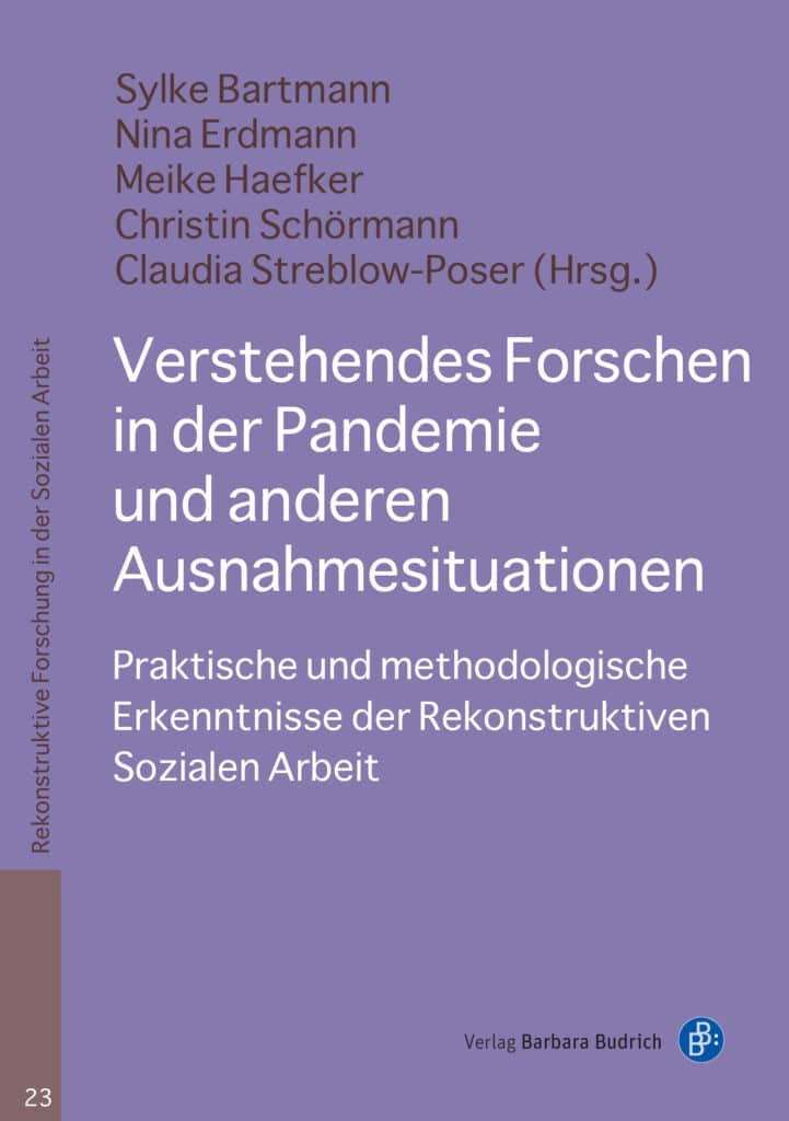 Cover: Verstehendes Forschen in der Pandemie und anderen Ausnahmesituationen