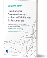 Cover "Evaluation einer Professionalisierungsmaßnahme für inklusiven Englischunterricht"