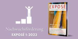 Cover "Exposé Zeitschrift für wissenschaftliches Schreiben und Publizieren Heft 1-2023"