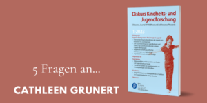 Cover "Diskurs Kindheits- und Jugendforschung Heft 1-2023"