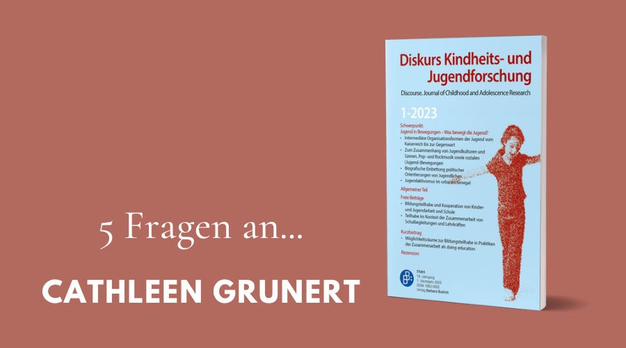 Cover "Diskurs Kindheits- und Jugendforschung Heft 1-2023"