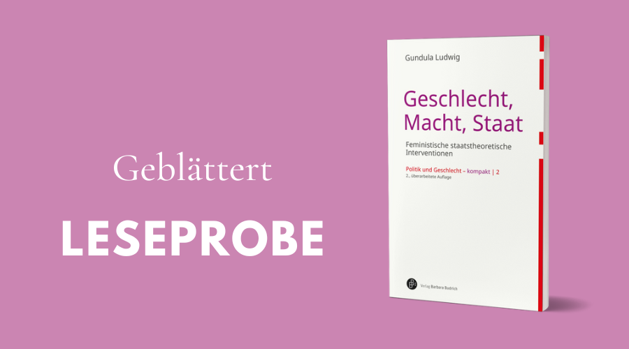 Cover "Geschlecht, Macht, Staat"