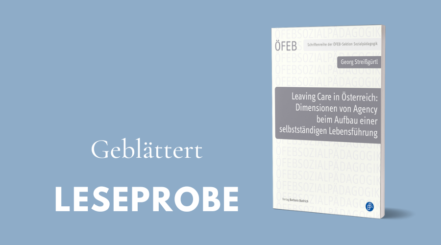 Cover "Leaving Care in Österreich"