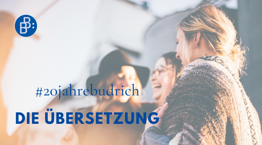 20 Jahre Budrich Übersetzung