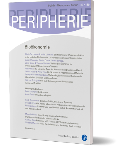 3D Cover PERIPHERIE 2-2020 kein Hunger Bioökonomie