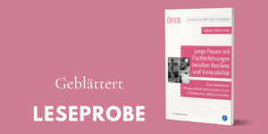 Leseprobe Tiefenthaler Cover "Junge Frauen mit Fluchterfahrungen"