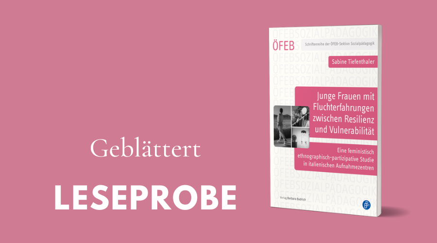 Leseprobe Tiefenthaler Cover "Junge Frauen mit Fluchterfahrungen"