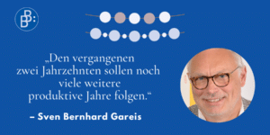 20 Jahre Budrich Sven Bernhard Gareis