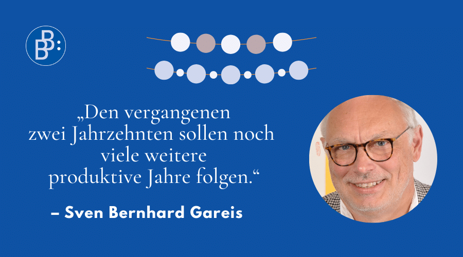 20 Jahre Budrich Sven Bernhard Gareis