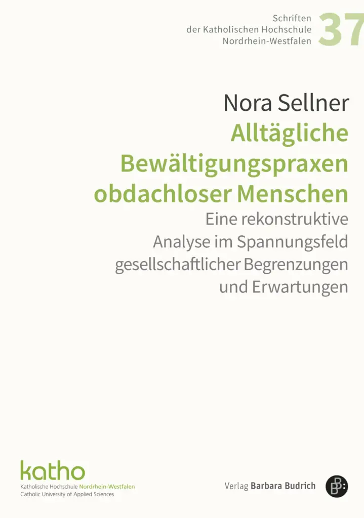 Cover Nora Sellner Alltägliche Bewältigungspraxen obdachloser Menschen