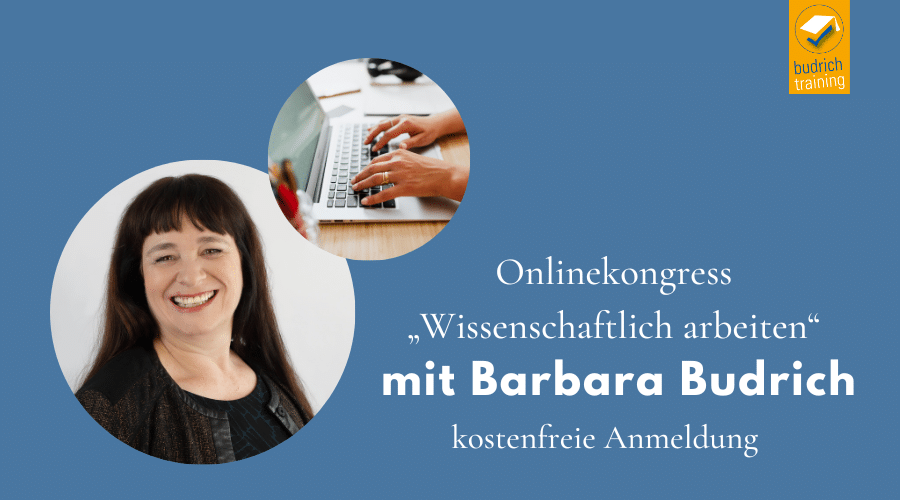 Die ersten Schritte zum Publizieren und mehr: Kostenlos anmelden zum Onlinekongress „Wissenschaftlich arbeiten“