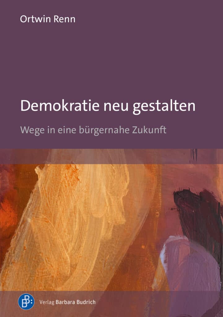 Cover Ortwin Renn Demokratie neu gestalten RGB