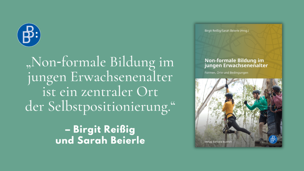 Cover Reißig Beierle Non-formale Bildungim jungen Erwachsenenalter