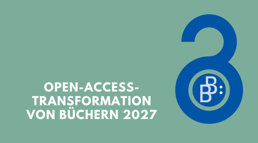 Kooperation Open-Access-Transformation von Büchern 2027