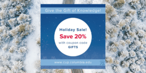 Info on holiday sale of Columbia University Press