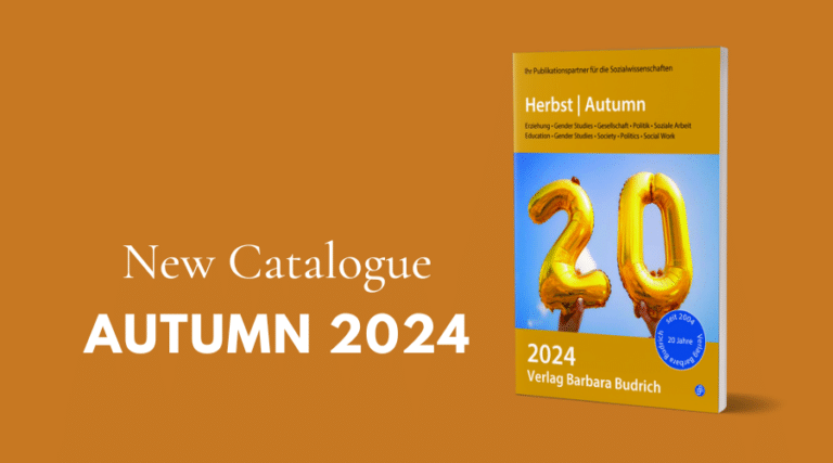 Catalogue Autumn 2024: The New Budrich Books and Journals - Verlag ...