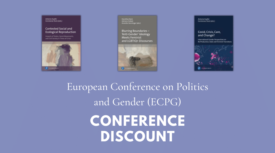 European Conference on Politics and Gender (ECPG): Get a 25% Conference Discount