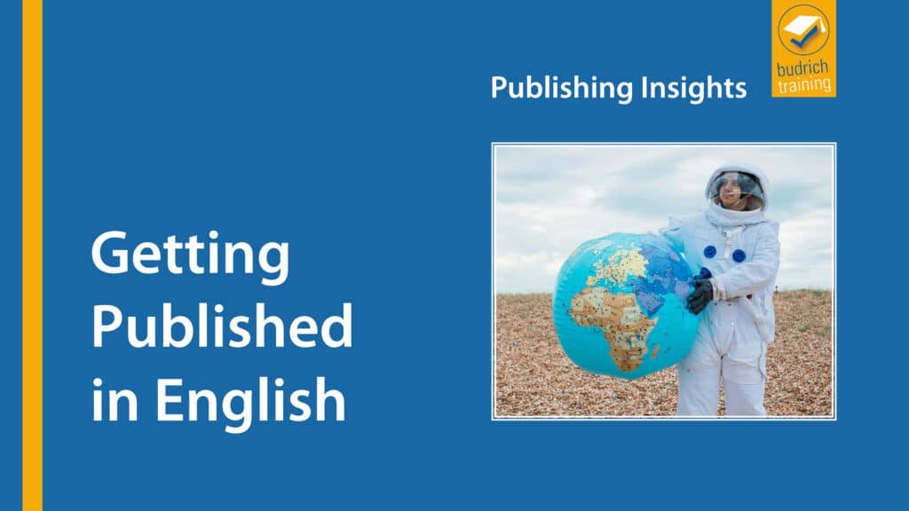 Barbara Budrich helps you evaluating the strengths and weaknesses of your English texts and helps you identify the most important criteria to take an informed decision as regards the best publisher or journal for your publications.